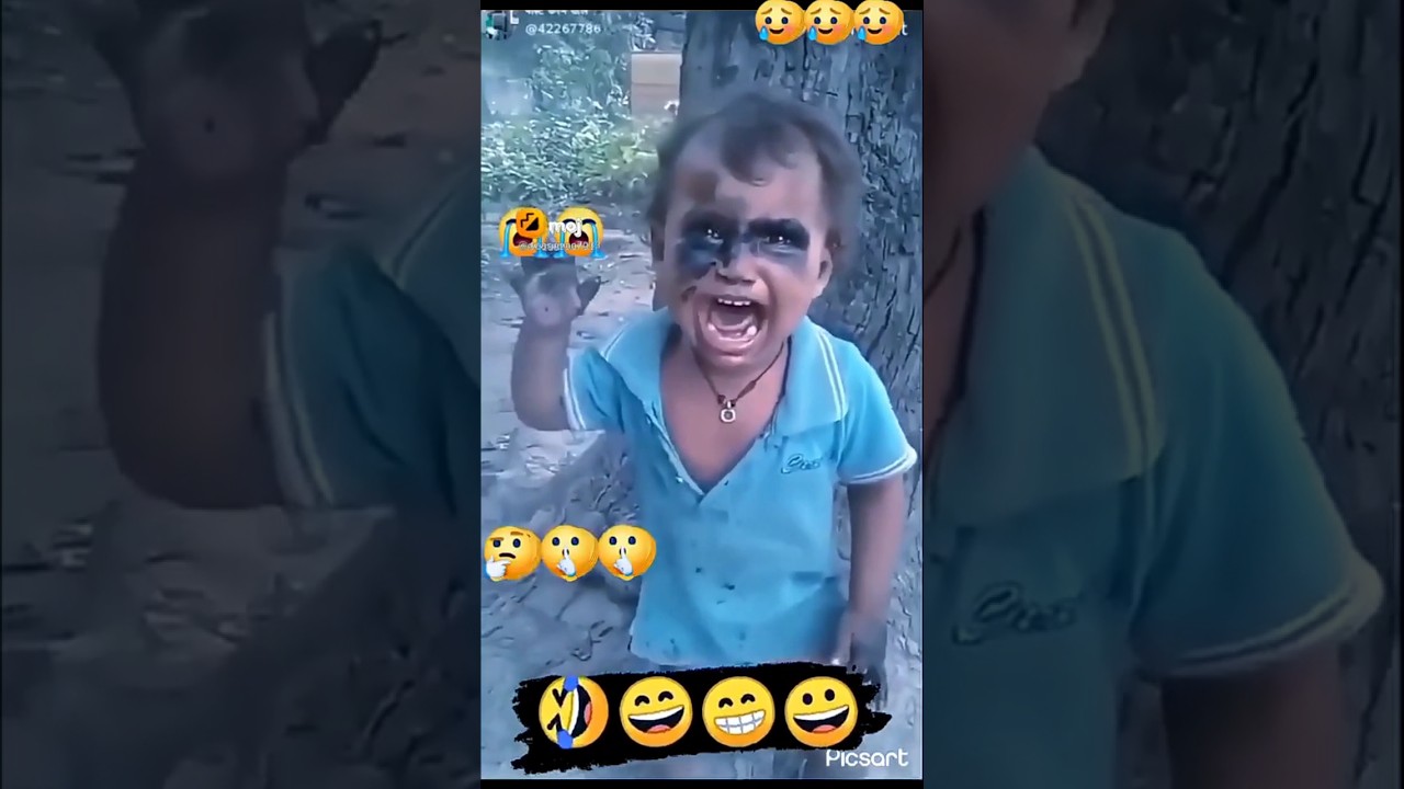 बच्चा कॉमेडी देखकर रो पड़ा 😂