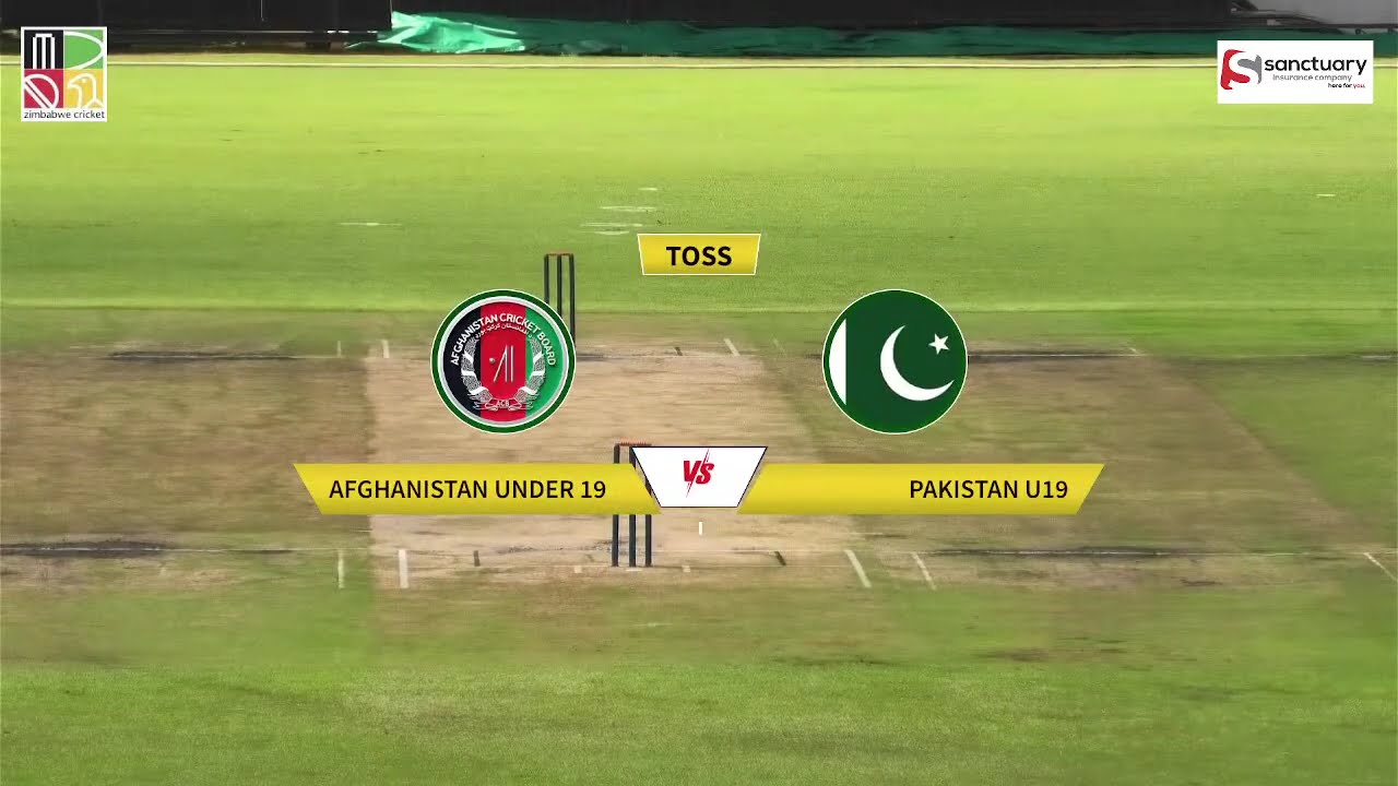 Zimbabwe U19 Tri-Series - 2nd YODI - Afghanistan U19 vs Pakistan U19