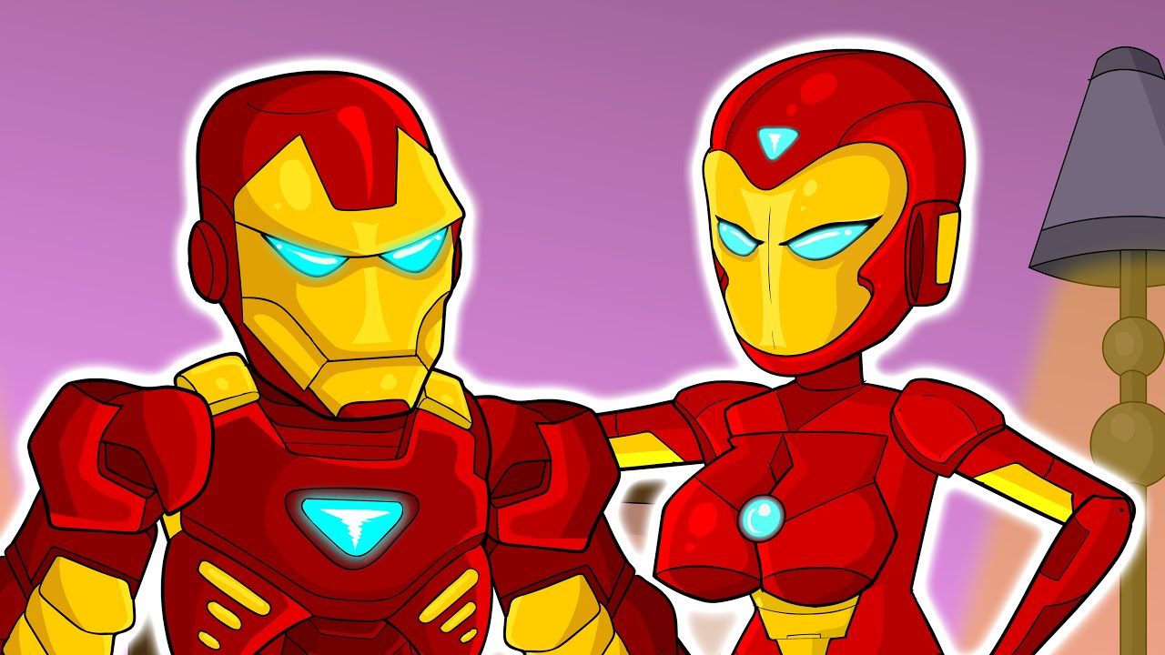 Iron Man & Pepper Potts Parody in Iron Woman Suit 🤖