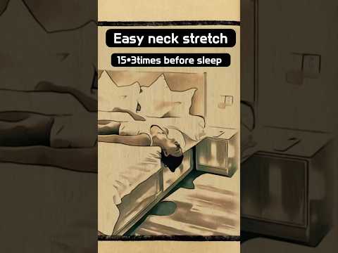 Easy neck stretch for neck pain releif #neckstretch #neckpainrelief