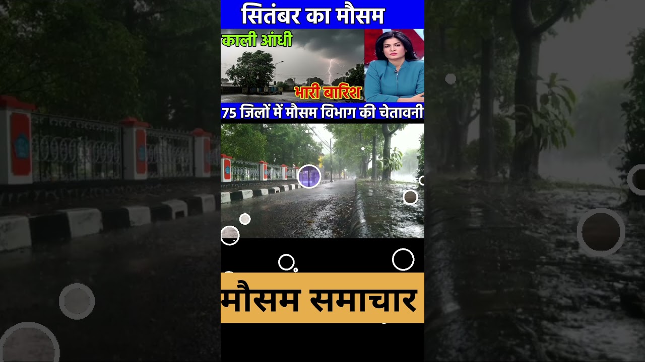 16 राज्यों में भारी बारिश, आंधी तूफान का अलर्ट 🌧️