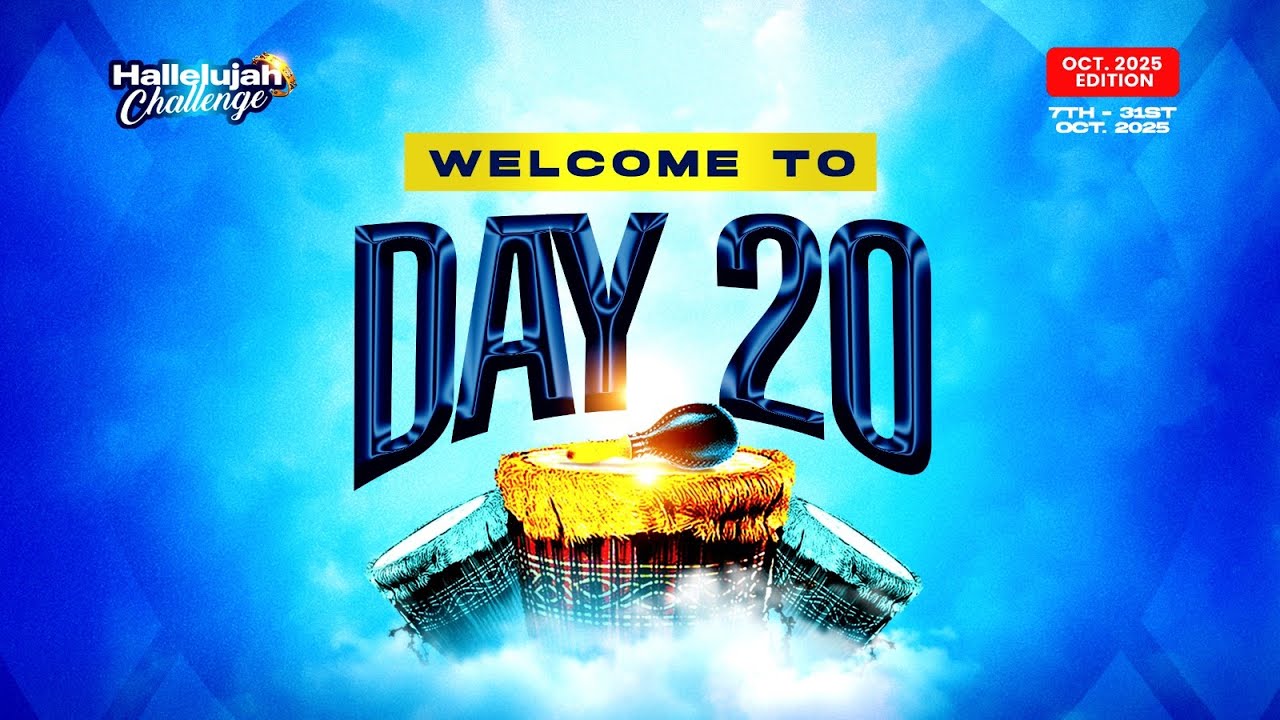 Hallelujah Challenge Day 20 | Join the Oct 2025 Spiritual Revival ✨