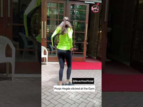 Pooja Hegde clicked at the Gym