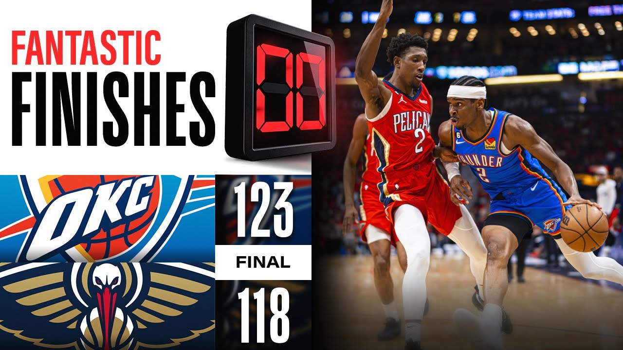 Epic Finish! Thunder Beat Pelicans 123-118 in Thrilling Play-In Showdown 🏀