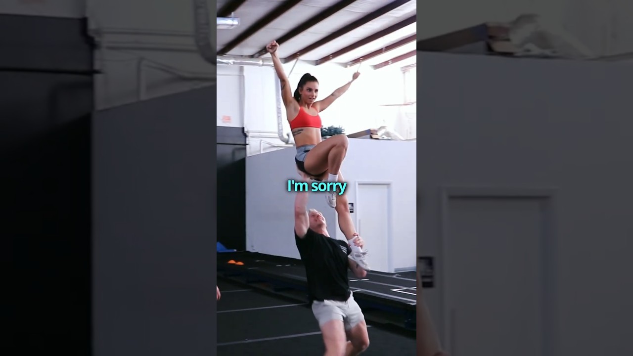 Unlucky Hand Placement in Cheer Stunt 💀