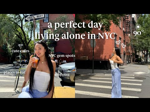 a perfect day living alone in NYC | productive day, what I eat, and things to do!