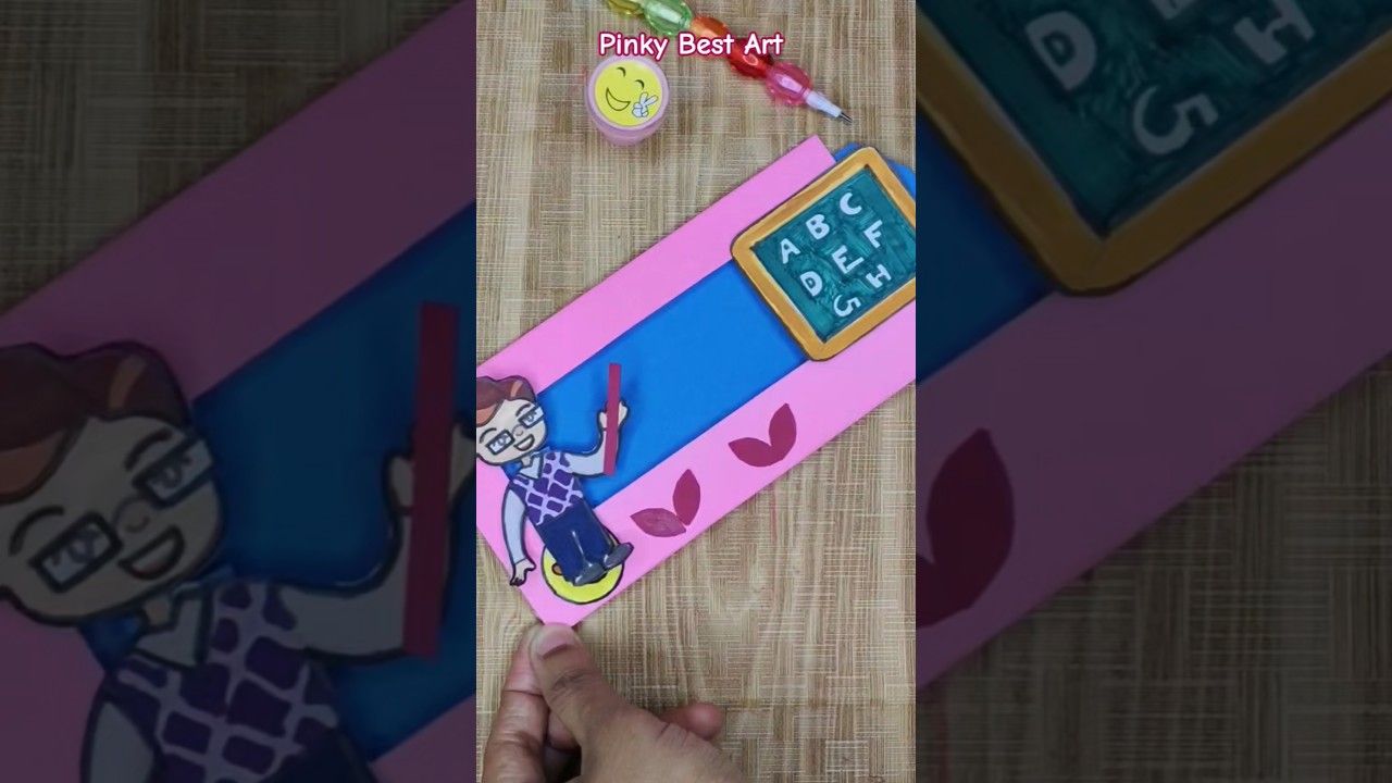 Create a Beautiful DIY Teacher's Day Greeting Card! ✂️