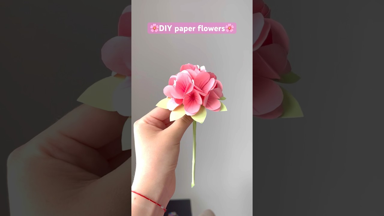 DIY Paper Flowers 🌸
