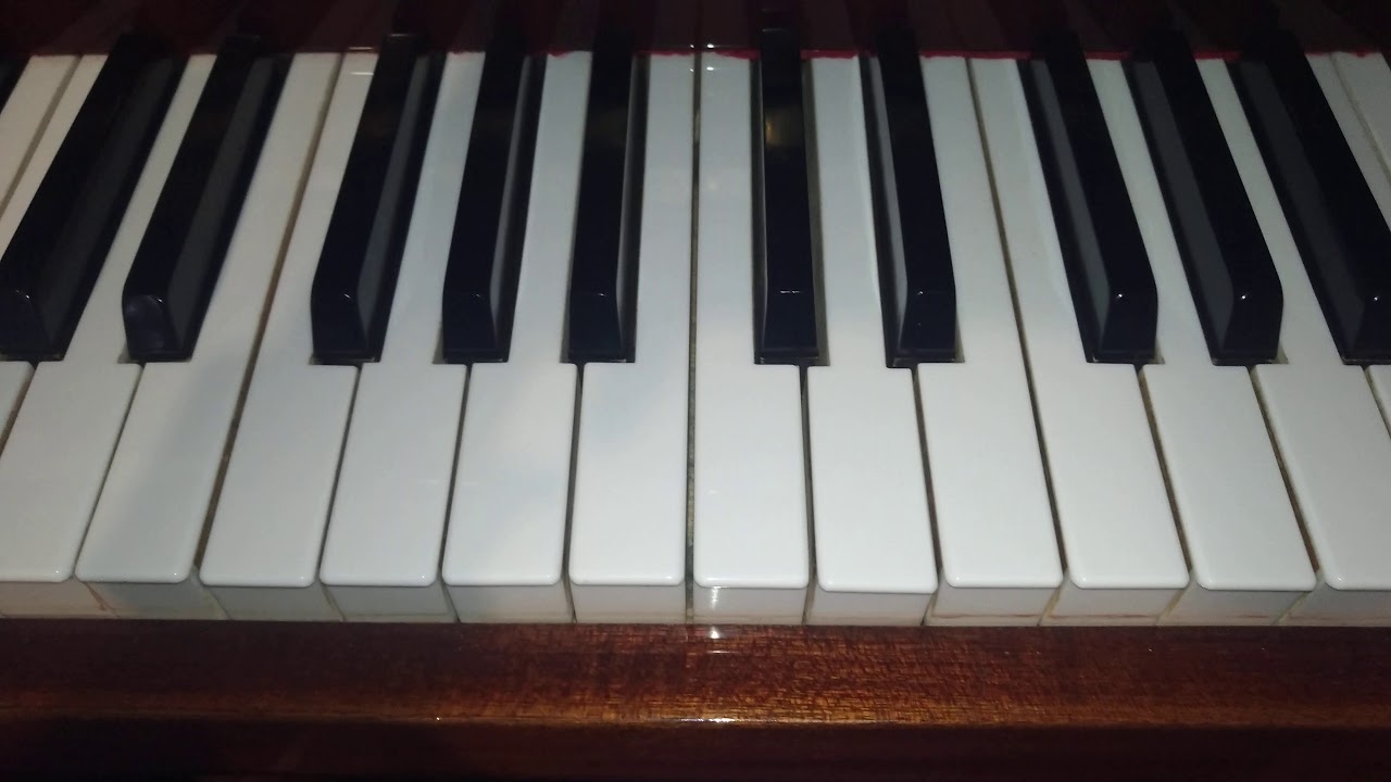 То была улыбка похожа на рай — аккорды для пианино