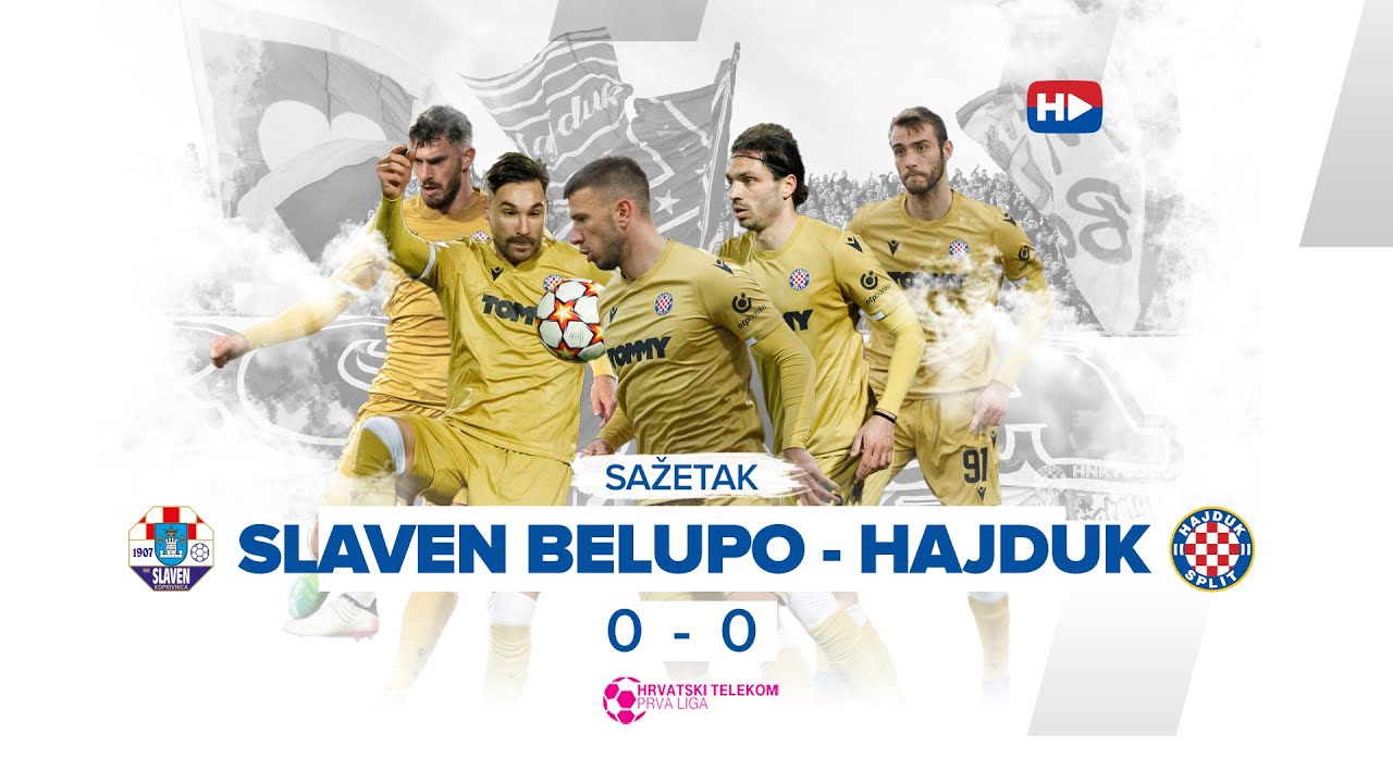 Slaven Belupo vs Hajduk 0:0 | Highlights from 32nd Round of HT Prva Liga ⚽