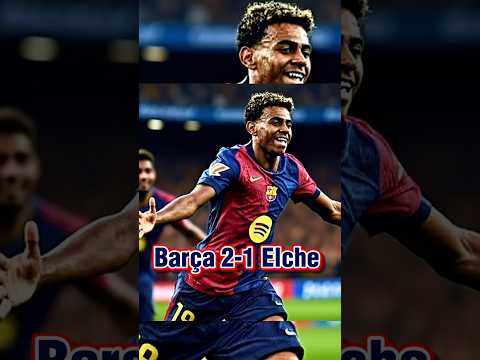 🔥barcelone vs elche| lamine yamal ouvre le score avec un but légendaire#barcelona #barcelone #yamal