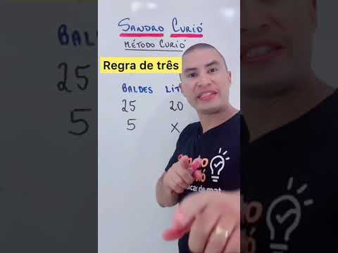 NÃO ERRE REGRA DE TRÊS ⚠️