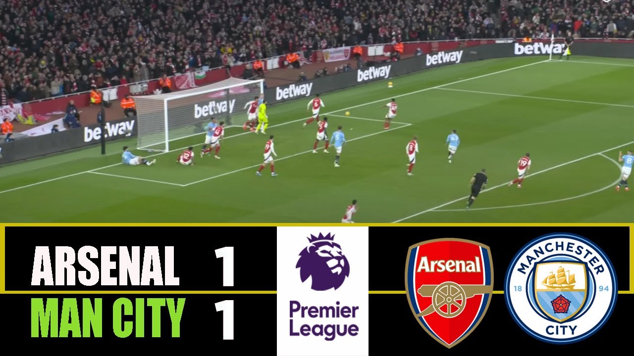 Arsenal vs Manchester City 1-1 | Exciting 2025 Premier League Clash ⚽