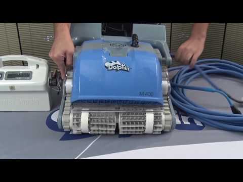 Out of water self test Dolphin M400 robotic pool cleaner