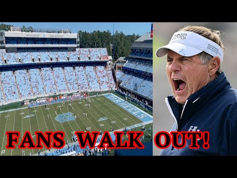 UNC is DONE with Bill Belichick after BLOWOUT LOSS! Fans HIT THE EXIT! EMPTY STADIUM GOES VIRAL!