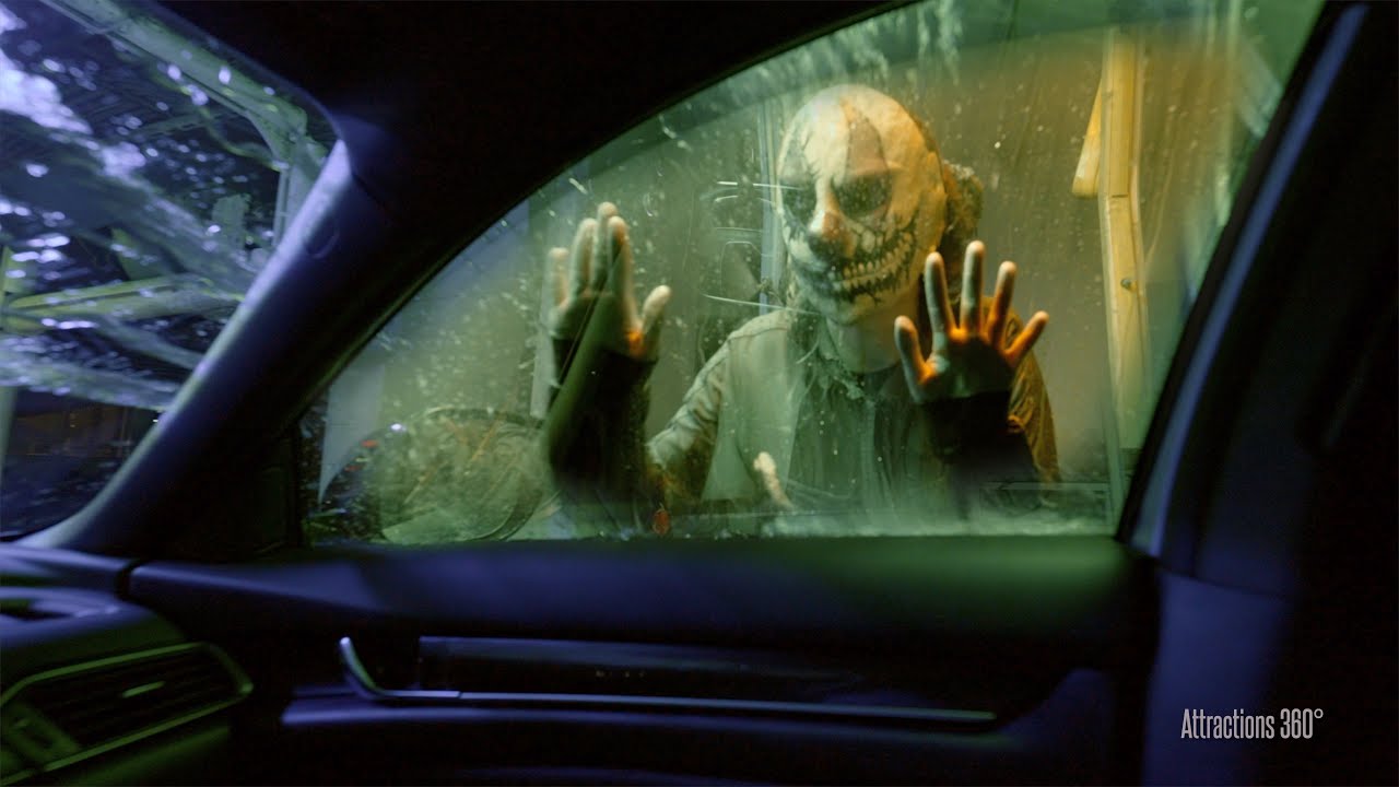Haunted Car Wash Ride! π Scary Halloween Drive-Thru 2025