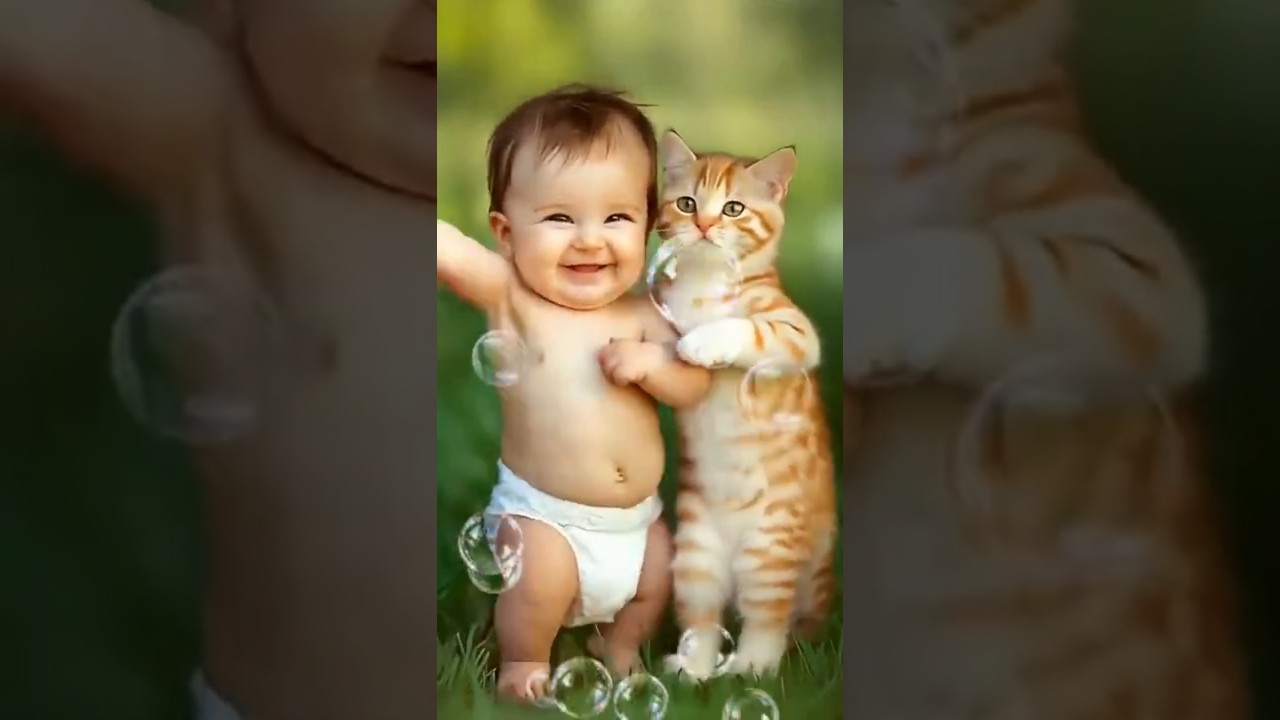 Baby Laughs & Dances to Baby Shark 🦈