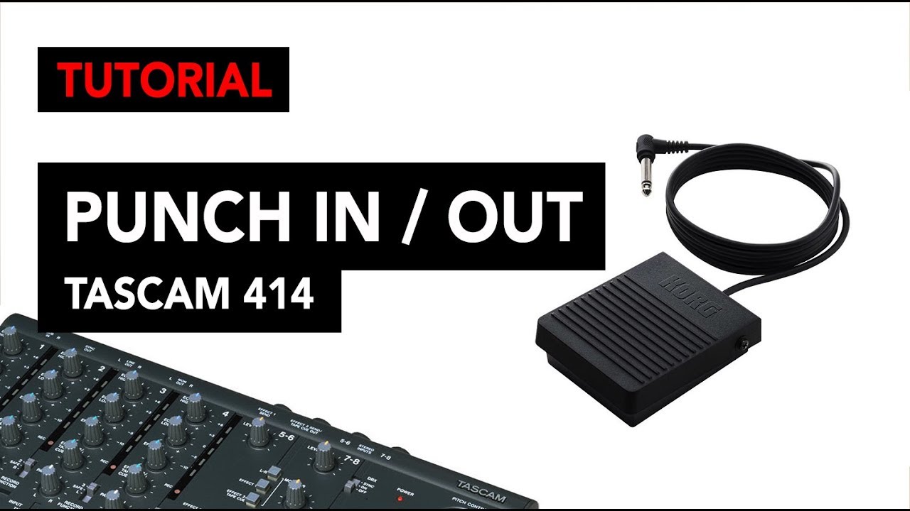 Tascam 414 Punch In/Out Tutorial 🎶