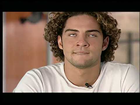 David Bisbal in Universal Music Costa Rica 2002 🎶