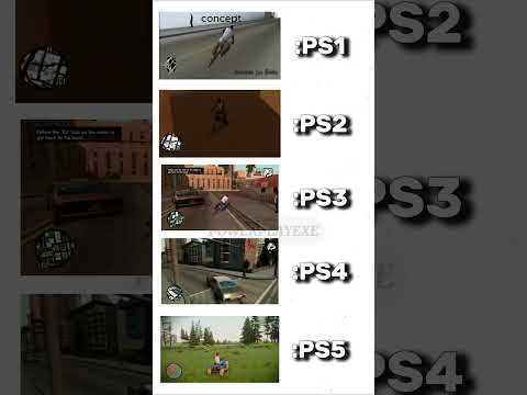 GTA SAN ANDREAS GAMEPLAY IN (PS1,PS2,PS3,PS4,PS5) #gta #gaming #shorts #sanandreas