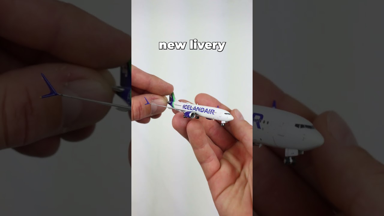Icelandair 737 MAX 9 Unboxing – New livery looks 🔥 🇮🇸