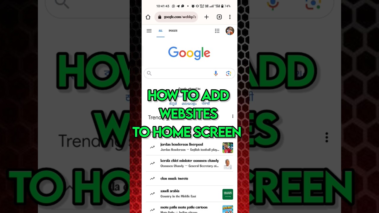Add Websites to Your Home Screen Easily 📱