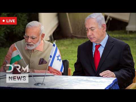 Israeli PM Netanyahu Welcomes Indian PM Modi ✈️