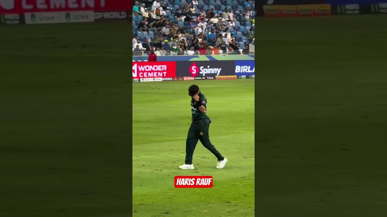 Haris Rauf Shines in India vs Pakistan Clash 🏏