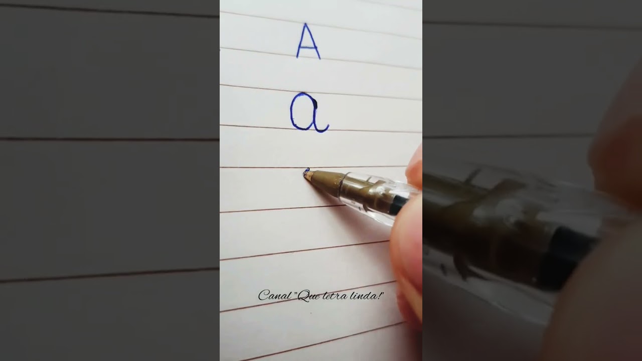 Aprenda 3 Estilos Diferentes para Escrever a Letra 'A' ✍️