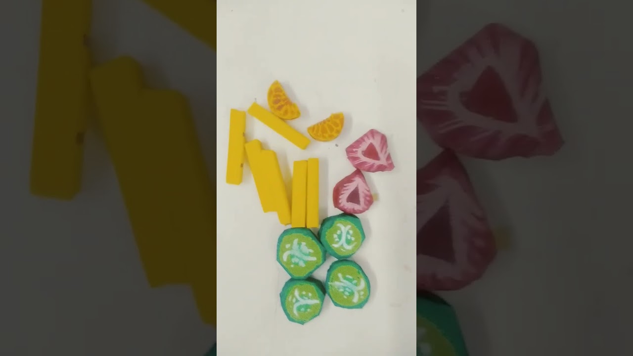 Foam Sheet Fruit & Veggie Creations 🍎