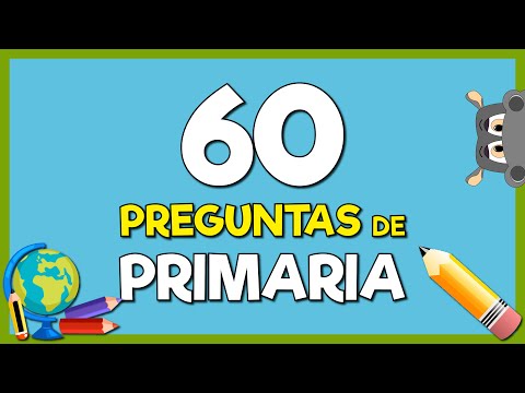 PREGUNTAS de PRIMARIA 😉🧠 Con OPCIONES - Prueba de Conocimientos Generales