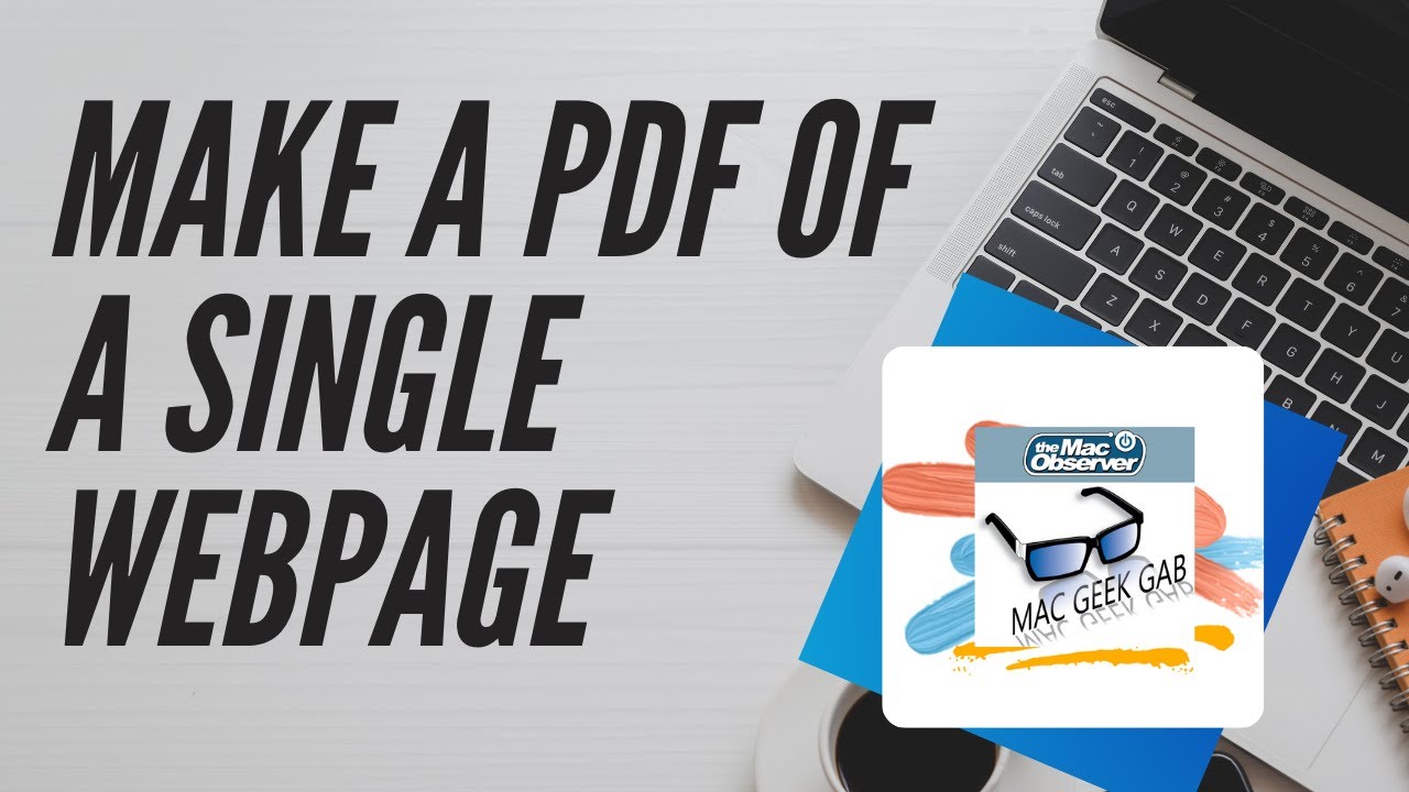 How to Save a Webpage as PDF in Safari π