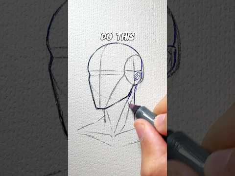 How To Draw Heads✍️ #howtodraw