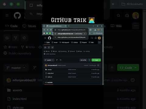 GitHub trick to view any project LIVE 🧑‍💻  @GitHub #github