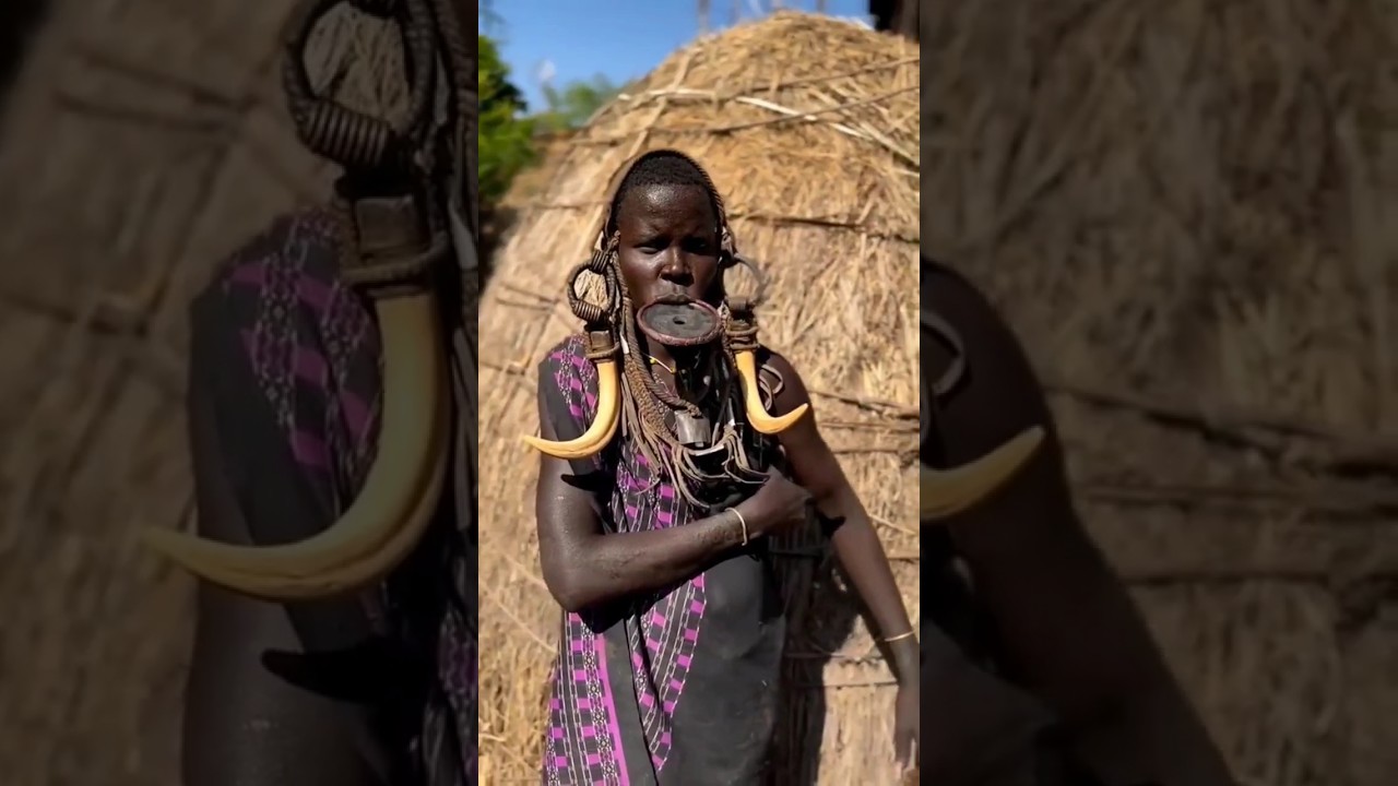 Tradisi Unik Suku Mursi di Ethiopia 🌍