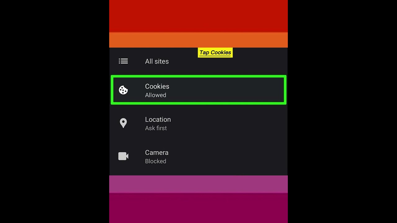 How to Block Cookies in Chrome on Phone or Tablet