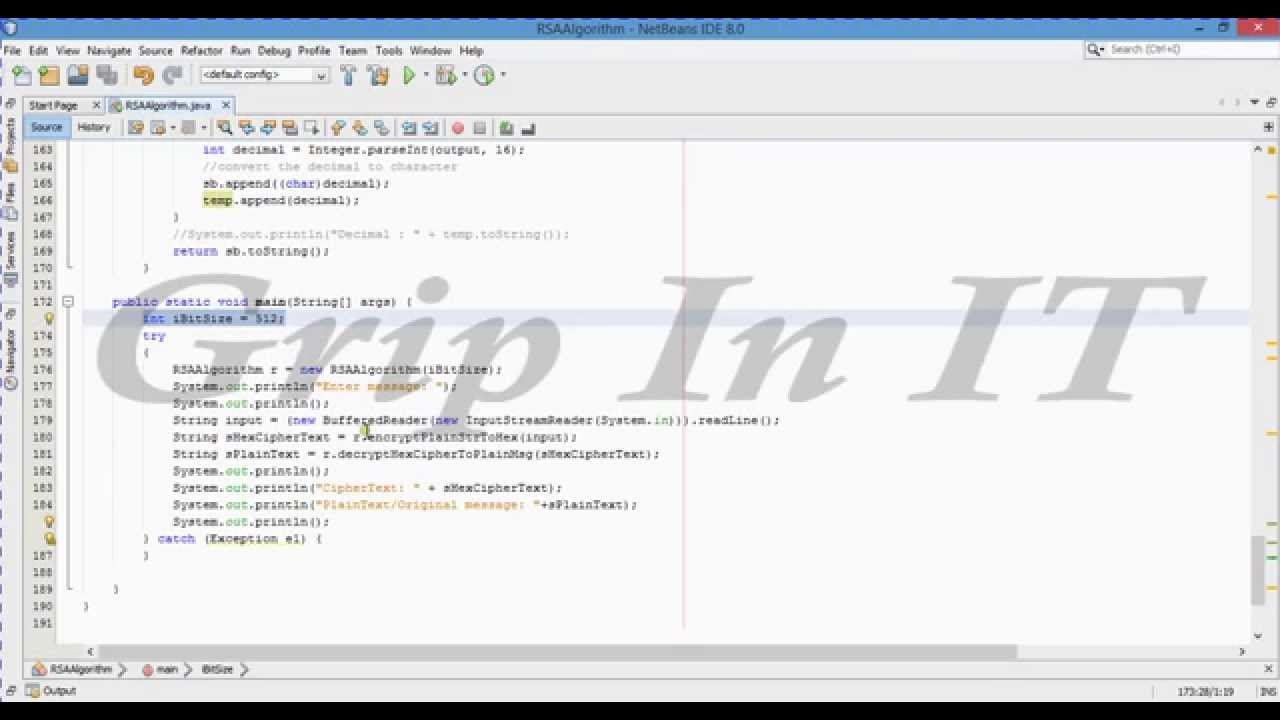 RSA Algorithm Implementation in Java 🔐