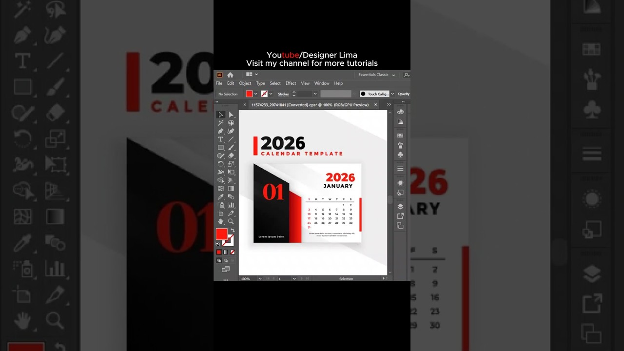 One-Click Auto Numbering in Illustrator ✨