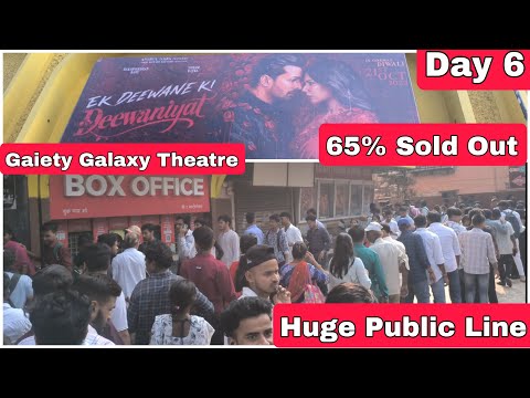 Ek Deewane Ki Deewaniyat Movie Huge Public Line Day 6 Evening Show At GaietyGalaxy Theatre In Mumbai
