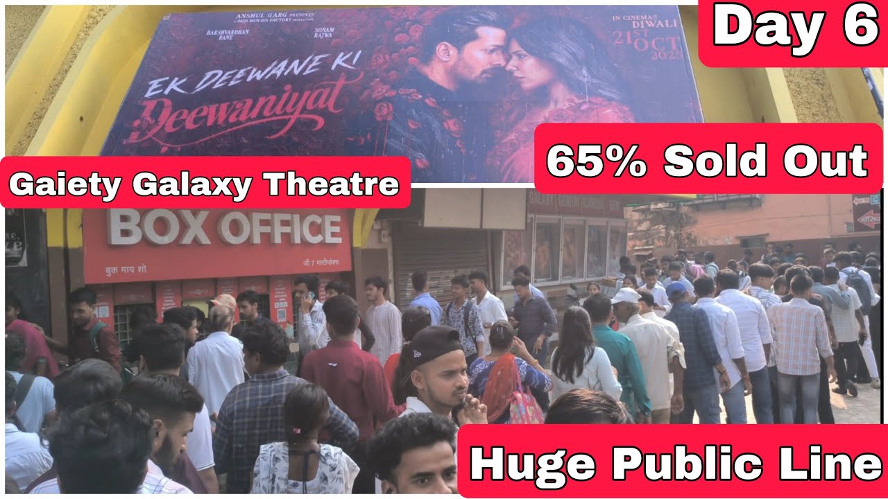 Ek Deewane Ki Deewaniyat: Massive Crowd at Gaiety Galaxy Mumbai on Day 6 Evening π¬