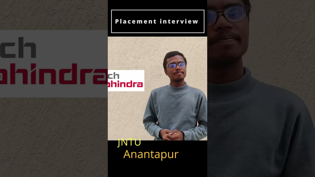 Placement Interview Highlights at JNTU Anantapur