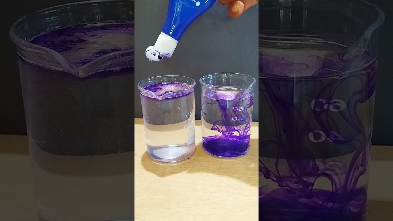 Salt Water vs Normal Water Density Experiment 🌊