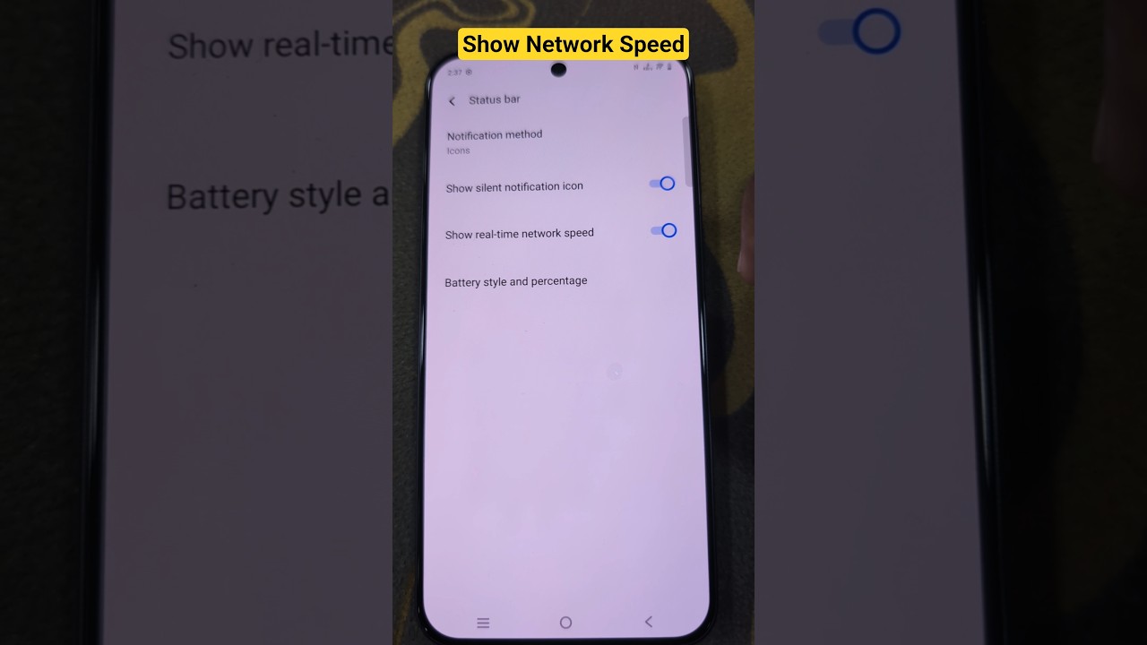 Live Network Speed on Vivo X200 FE 📶