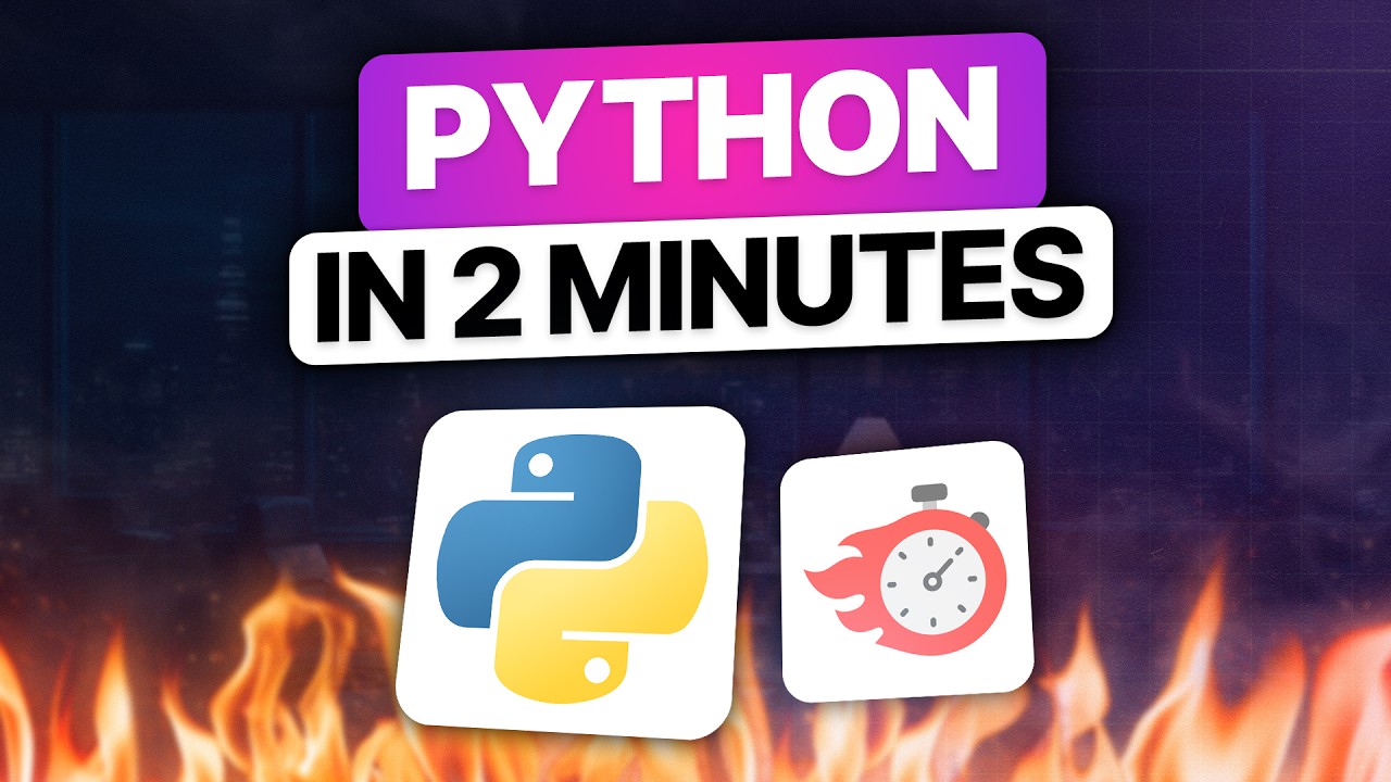 Python in 2 Minutes! 🚀