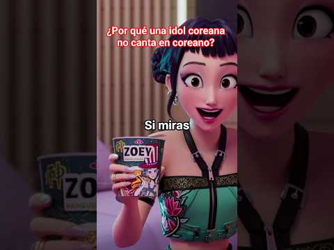 La razón por la que una idol coreana no tiene letras en coreano #kpopdemonhunters