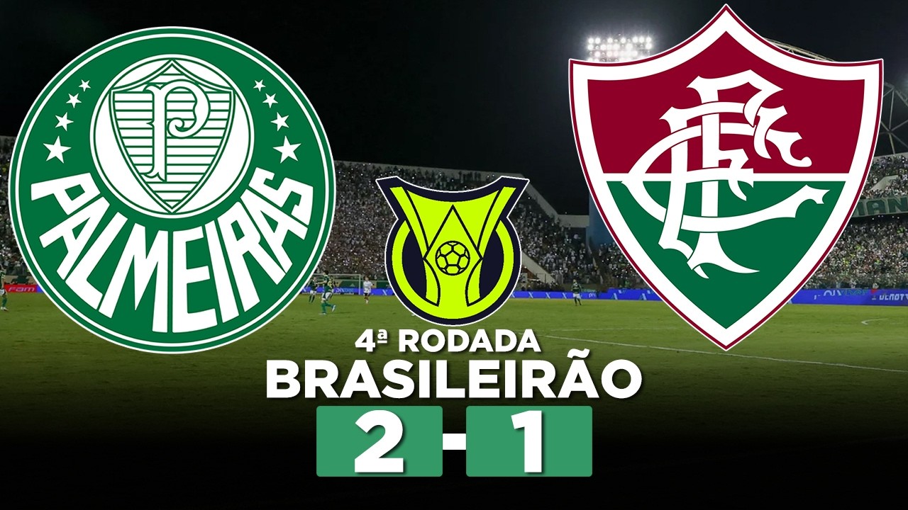 PALMEIRAS VENCE O FLU EM BARUERI E SEGUE NA LIDERANÇA DO BRASILEIRÃO! PALMEIRAS 2 x 1 FLUMINENSE