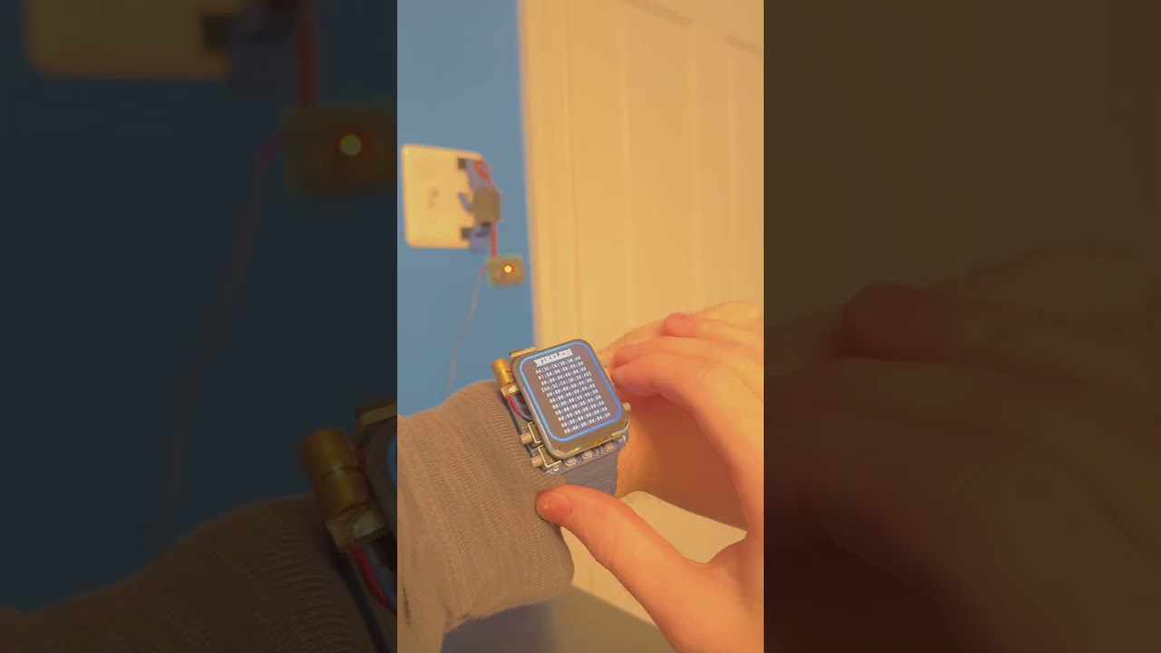 DIY ESP32 Watch Controls Wireless Lights π‘