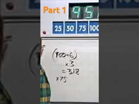 Incredible mental maths on countdown #maths #mathematics #gcse #alevel #university #science