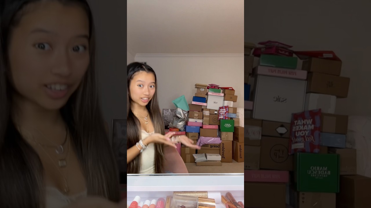 UNBOX PR WITH MEEE😍 #prhaul #prunboxing #bellaluu #haulvideo #makeup #preppy