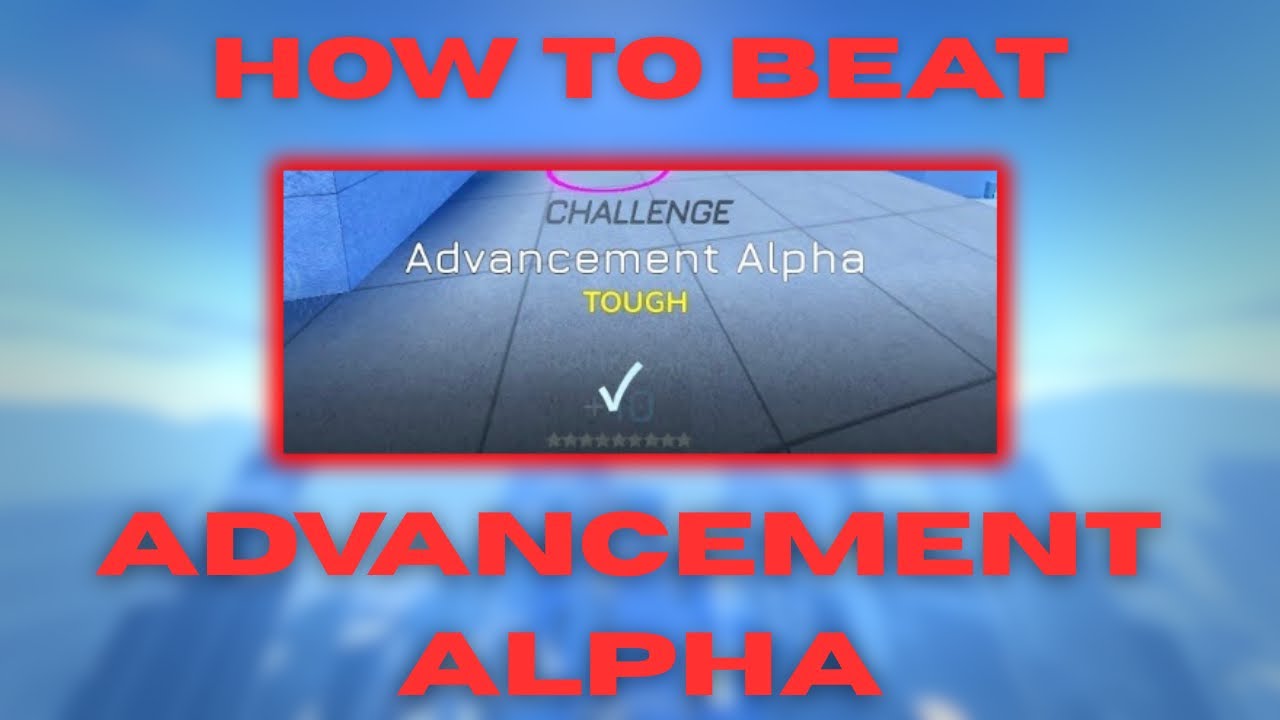 How to Beat Advancement Alpha 1.6 | Parkour Reborn ๐โโ๏ธ